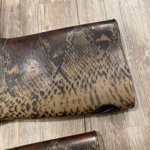 Stuart Weitzman Brown Snake Print rain Boots - Picture 15 of 15